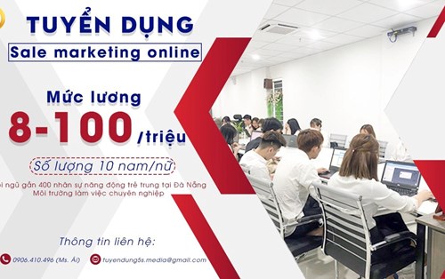Công ty TNHH 5S Marketing tuyển nhân viên Sale Marketing Online
